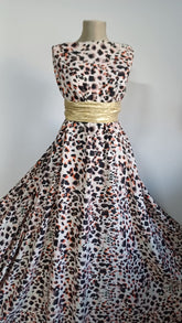 Crep Regal ANIMAL PRINT Ivory/Negru/ Caramiziu VOAL1091
